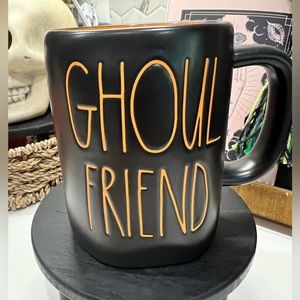 Rae Dunn Halloween mug “ghoul friend” used